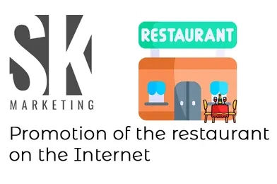 Promotion of the restaurant on the Internet