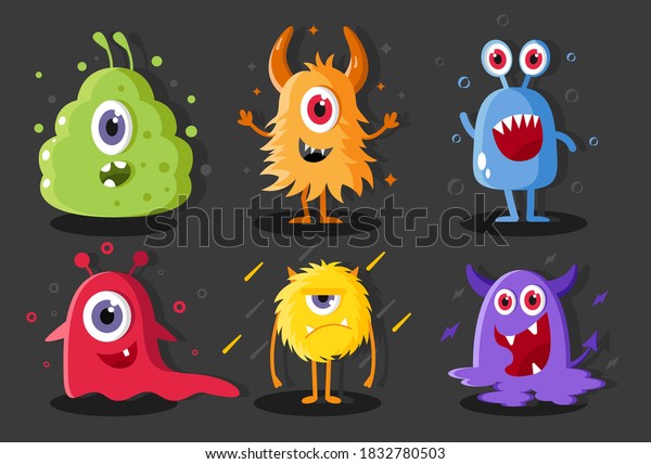 Collection monsters electrical toxical frost horrible